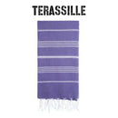 Hamam tumma liila 90 x 175cm (250g) - TERASSILLE