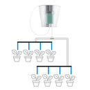 Automaattinen tippakastelujärjestelmä kasviruukkuihin