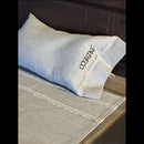 Jadeco Living - Saunatyyny beige pitsillä 25 x 40 cm