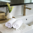 Luin Living - Kasvopyyhe 30×50 cm Snow