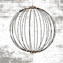 Seled LED-valopallo 50 cm 240 LED musta (toimitus joulukuun alku)