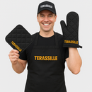 Grillimestarinsetti –Essu, patalappu ja patakinnas (teksti oranssilla)