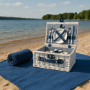 UUTTA! Piknikkori Alexandra House Living Valkoinen 26 x 16 x 36cm