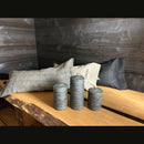 Jadeco Living - Saunatyyny beige pitsillä 25 x 40 cm