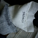 Jadeco Living - Saunatyyny beige pitsillä 25 x 40 cm