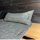 Jadeco Living - Laudeliina musta-harmaa (kalanruoto) 50 x 150