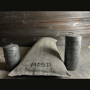 Jadeco Living - Laudeliina musta-harmaa (kalanruoto) 50 x 150