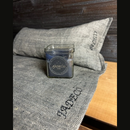 Jadeco Living - Saunatyyny musta-harmaa (kalanruoto) 25 x 45 cm